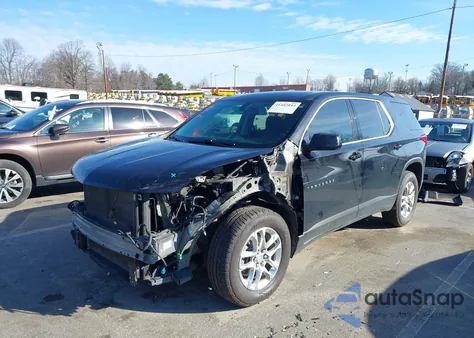 2020 Chevrolet Traverse Fwd Ls из США, поврежденный, VIN 1GNERFKW9LJ289661